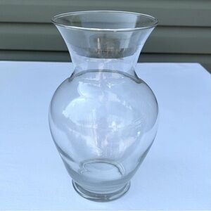 Chintz and Company Clear Glass Urn Shaped Vase